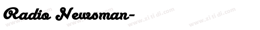 Radio Newsman字体转换